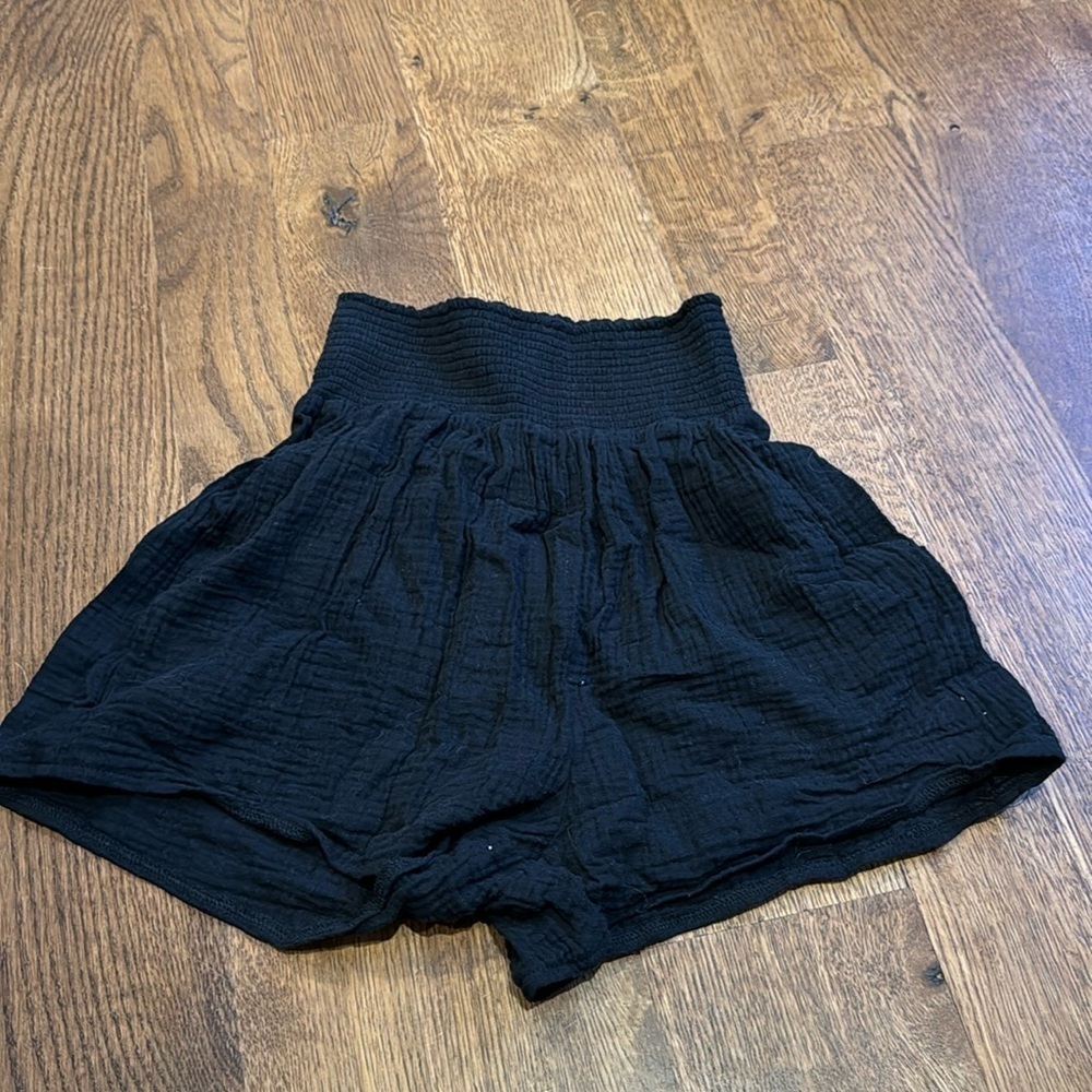 Z Supply Girls Shorts Black Size Small